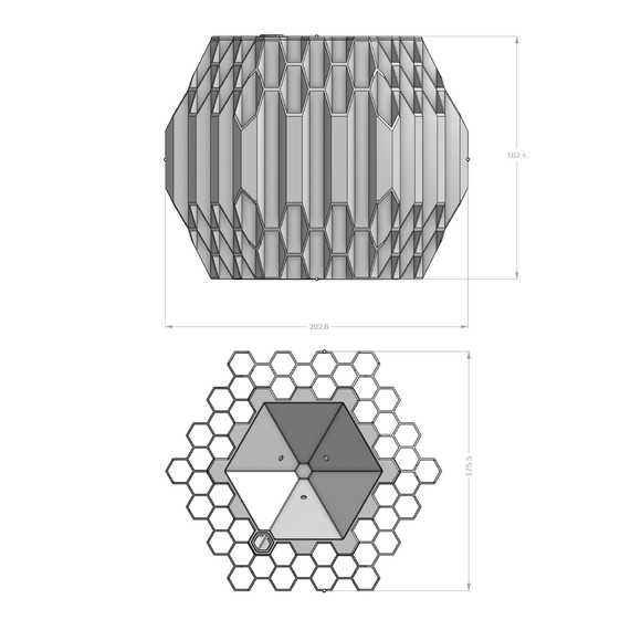 3DPPA Hegaxon Overload Self-Watering Planter /Planter Decor for Dinner Table - Picture 11 of 12